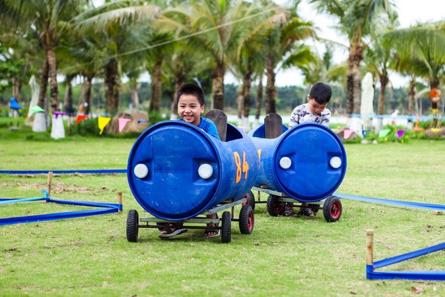 Trải nghiệm cắm trại qua đêm như trời Tây giữa không gian xanh KĐT Ecopark