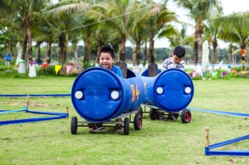 Trải nghiệm cắm trại qua đêm như trời Tây giữa không gian xanh KĐT Ecopark